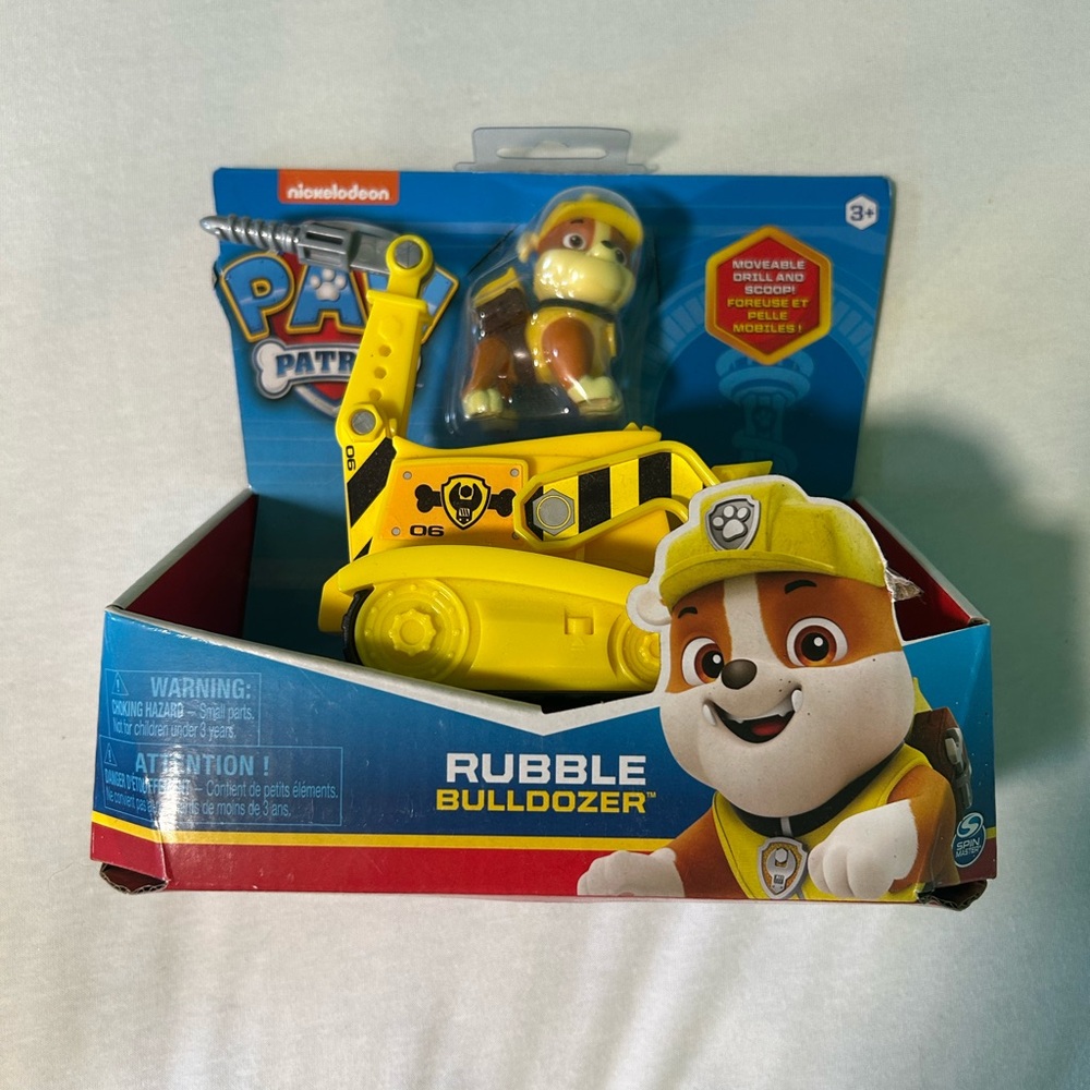 Nickelodeon Rubble Bulldozer Paw Patrol Vehicle Toy